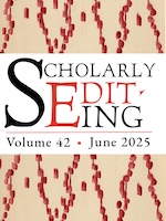 Scholarly Editing: Volume 42