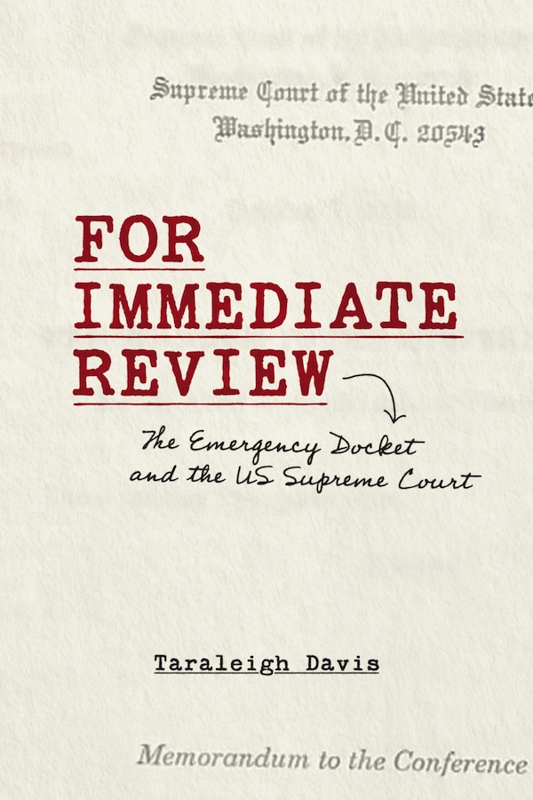 Cover for For Immediate Review
