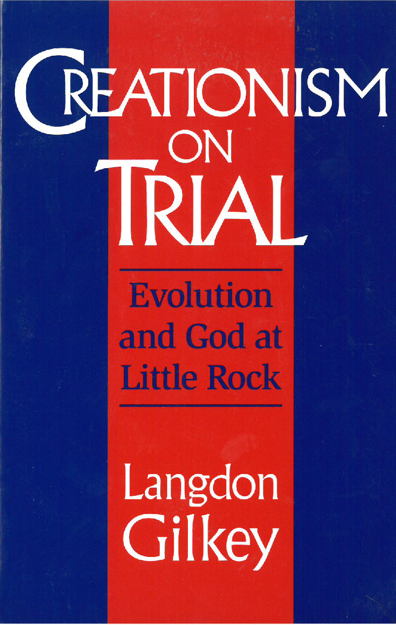Cover for Creationism on Trial