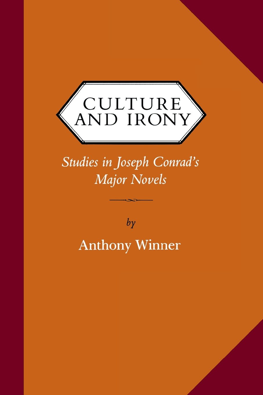 Cover for Culture and Irony