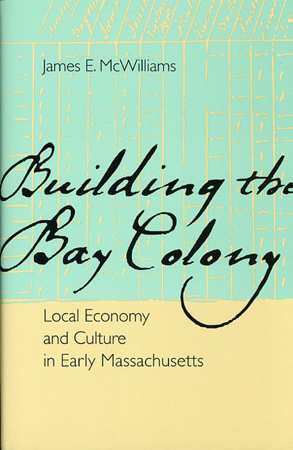Cover for Building the Bay Colony