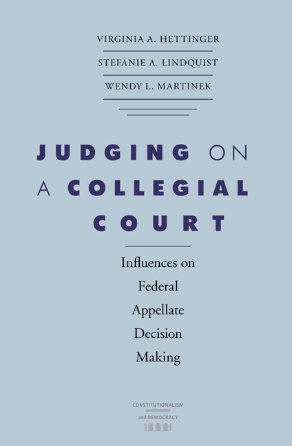 Cover for Judging on a Collegial Court