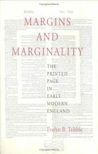 Cover for Margins and Marginality