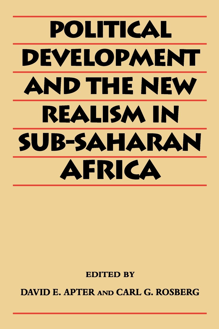 Cover for Political Development and the New Realism in Sub-Saharan Africa