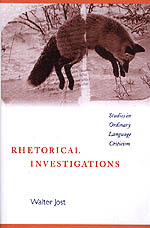 Cover for Rhetorical Investigations