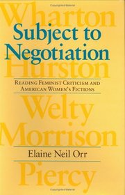 Cover for Subject to Negotiation