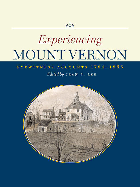 Cover for Experiencing Mount Vernon