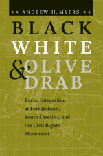 Black, White, and Olive Drab