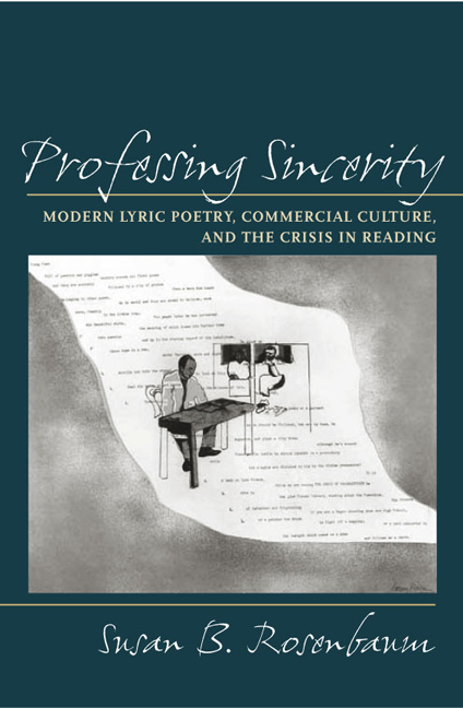 Cover for Professing Sincerity