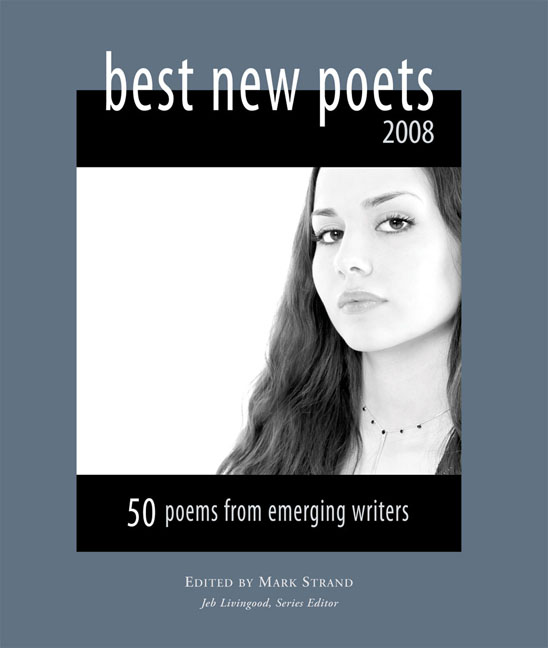 Cover for Best New Poets 2008