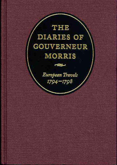 Cover for The Diaries of Gouverneur Morris