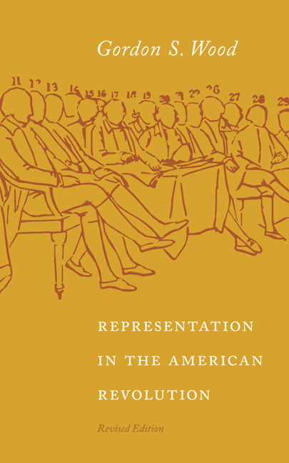 Cover for Representation in the American Revolution