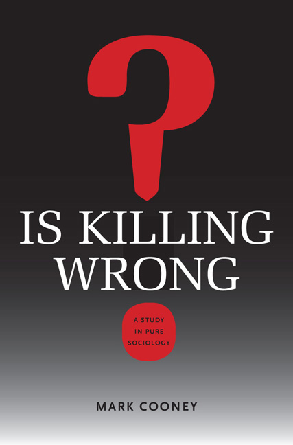 Cover for Is Killing Wrong?
