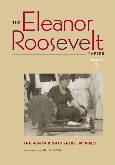Cover for The Eleanor Roosevelt Papers