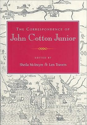 Cover for The Correspondence of John Cotton Junior