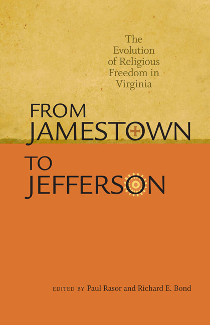 Cover for From Jamestown to Jefferson