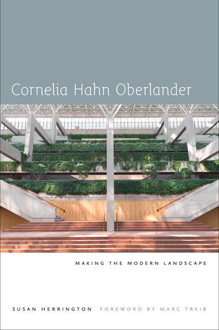 Cover for Cornelia Hahn Oberlander