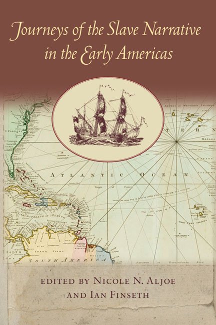 Cover for Journeys of the Slave Narrative in the Early Americas