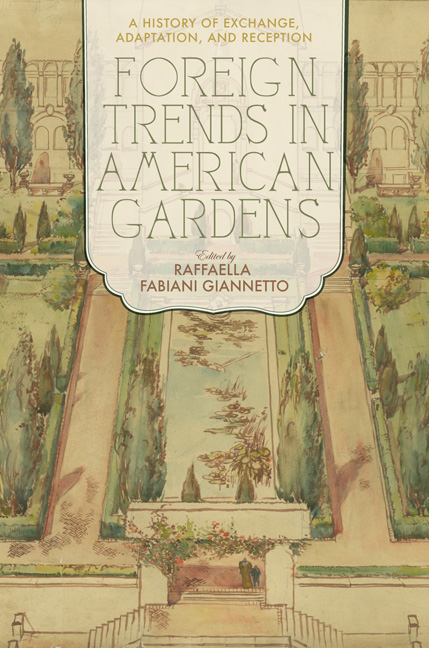 Cover for Foreign Trends in American Gardens