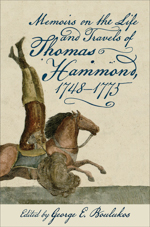 Cover of Memoirs on the Life and Travels of Thomas Hammond, 1748-1775
