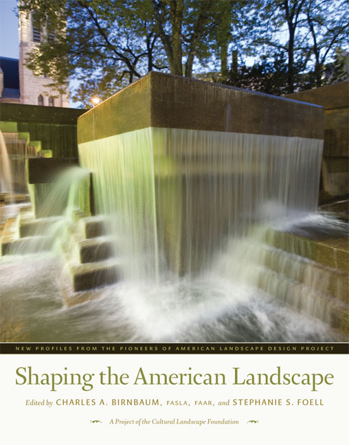 Cover for Shaping the American Landscape