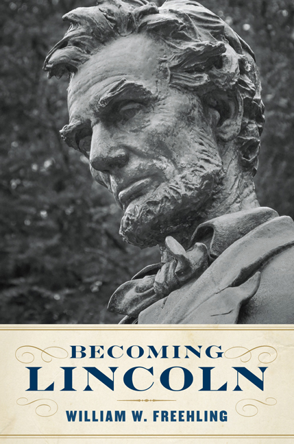 Cover for Becoming Lincoln